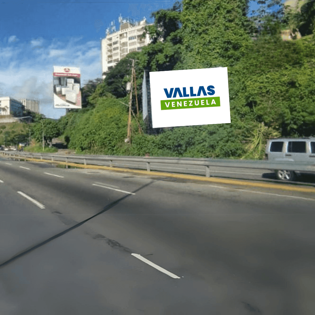 Autopista Prados del Este, visual desde ambos sentidos, Valla Horizontal de 10m x 5m