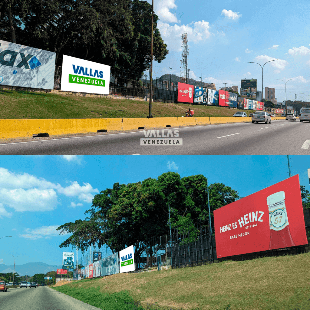 Autopista del Este, Altura Club Italo, Frente a Parque Negra Hipólita Valencia, 10° Valla Horizontal 12m x 6m