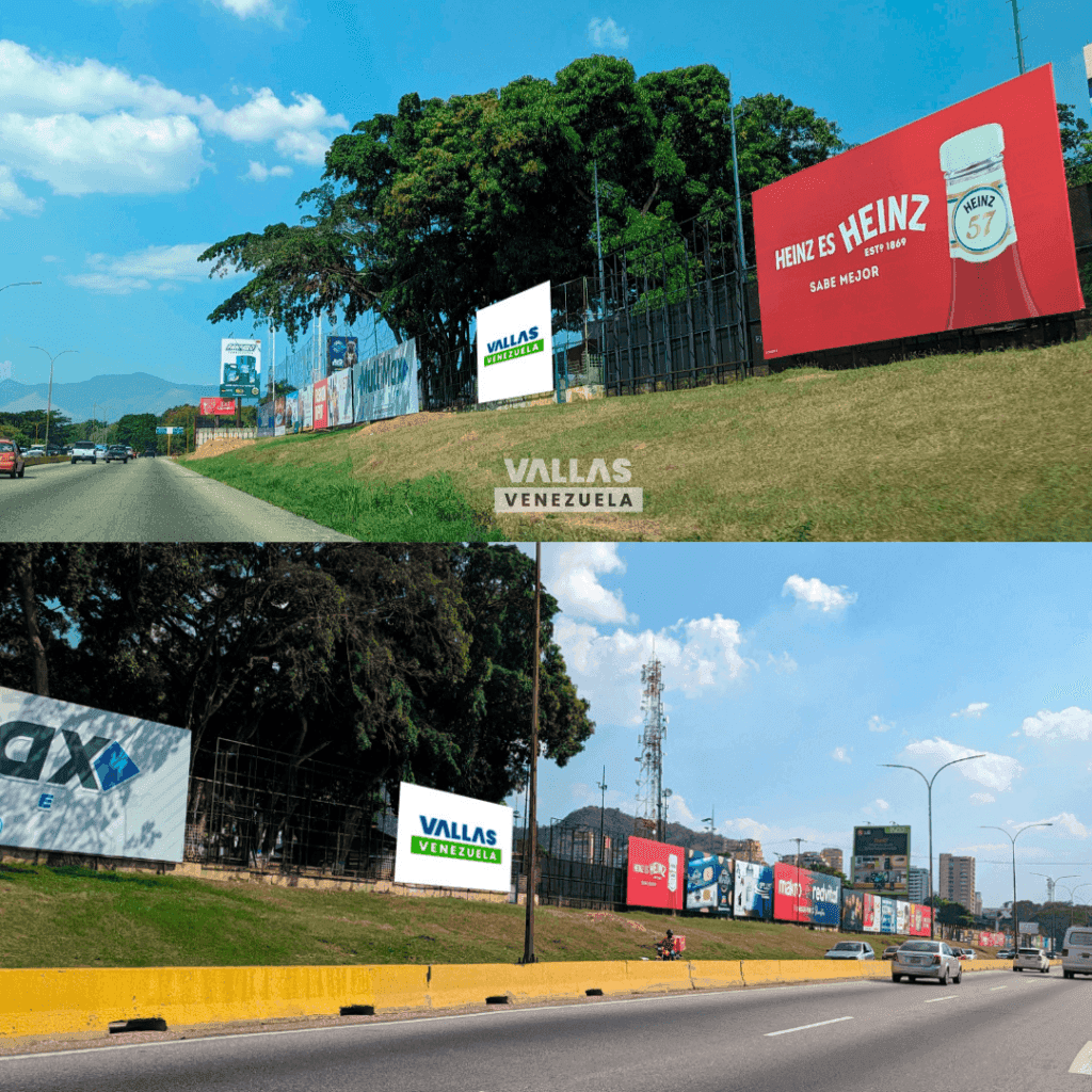 Autopista del Este, Altura Club Italo, Frente a Parque Negra Hipólita Valencia, 11° Valla Horizontal 12m x 6m