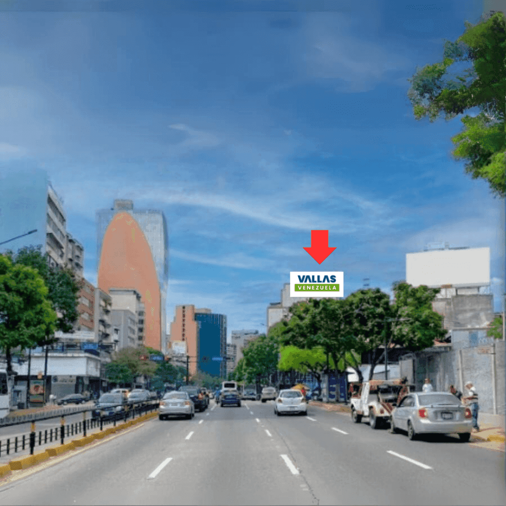 Av. Francisco de Miranda con calle Sucre, Edificio San José, vía Chacaito. Chacao, Caracas, Valla Horizontal de 15.5m x 6.6m