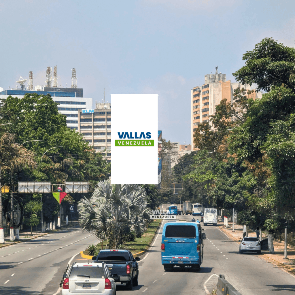 Av. Francisco de Miranda frente a Parque Miranda. Segunda Valla vía Los Dos Caminos