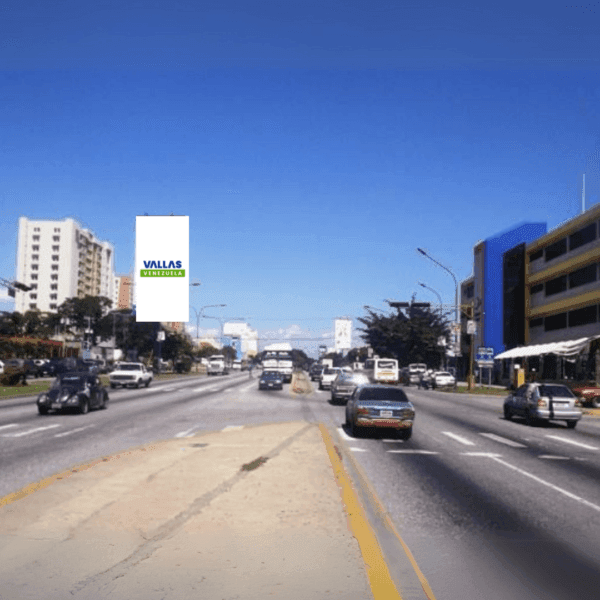 Av. Libertador Patarata II, vía Obelisco, sentido Este – Oeste, Valla Vertical 6m x 12m