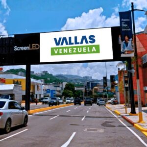 Valla publicitaria en Distrito Capital - Av. Andrés Galarraga, sentido Autopista Francisco Fajardo, Caracas, Pantalla LED, Spot de 15 segundos.