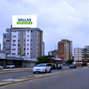Valla publicitaria en Zulia - Azotea Edif. Arichuna, fachada oeste-este, Av. 22 Prolongación 5 de Julio con calle 70, Maracaibo, Valla Horizontal de 14.5m x 6.1m