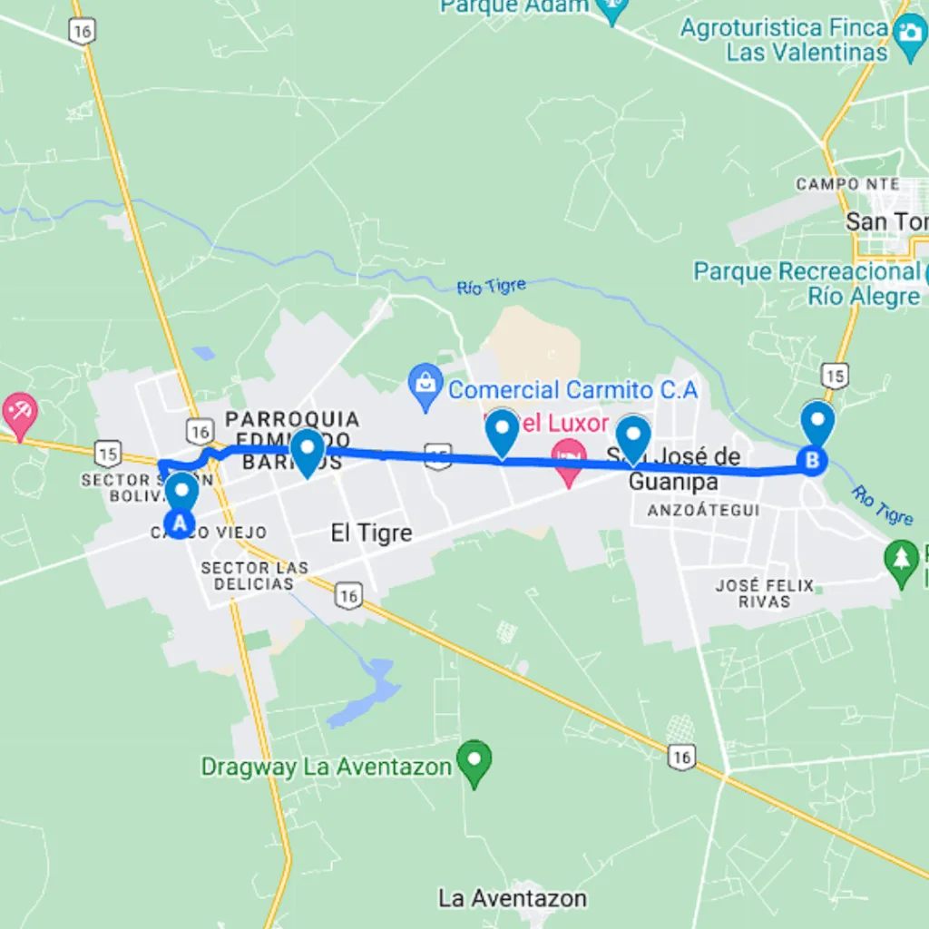 Anzoátegui Ruta 4: El Tigre 1