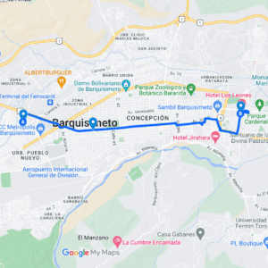 Barquisimeto Ruta 2: El Recreo - Los Leones