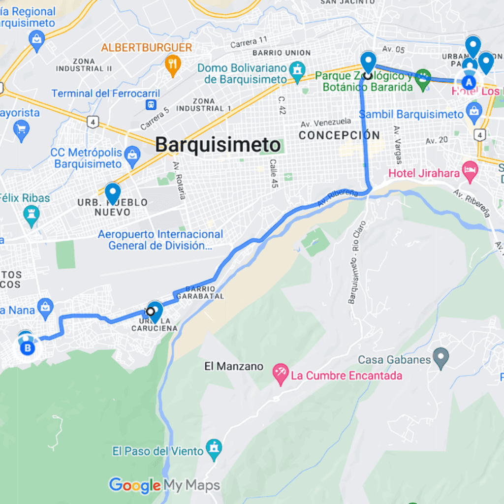 Barquisimeto Ruta 6: Las Delicias - Pataratas