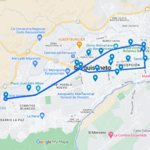 Barquisimeto Ruta 7: Inicio Av. Florencio Jiménez Oeste - Hospital Central Universitario
