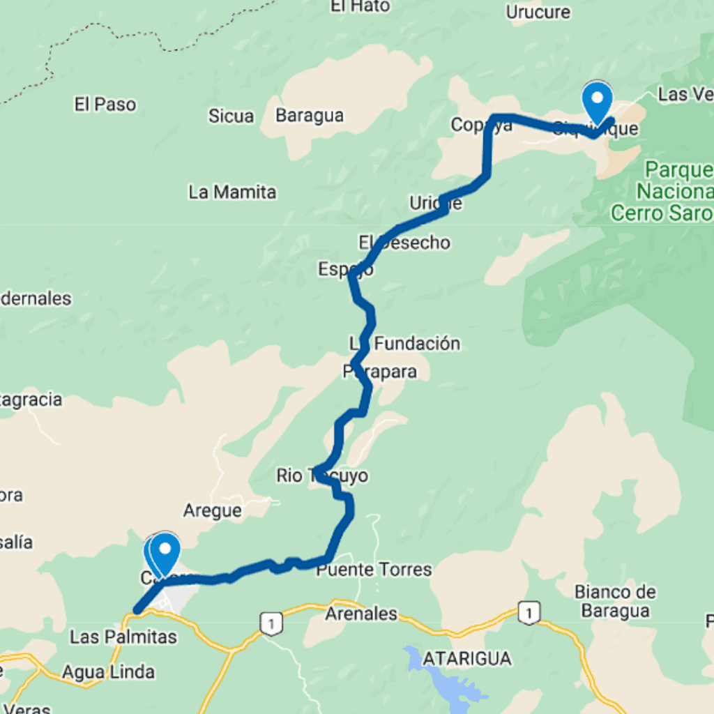 Barquisimeto Ruta 8: Carora - Siquisique