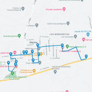 Bejuma Ruta de Bus 2: Terminal-Justino Giron