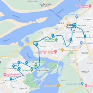 Ciudad Bolívar Ruta de Bus 5: La Económica-Cantv