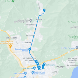 Guacara Ruta de Bus 2: Barrio Ramón Cruces-Loma Linda