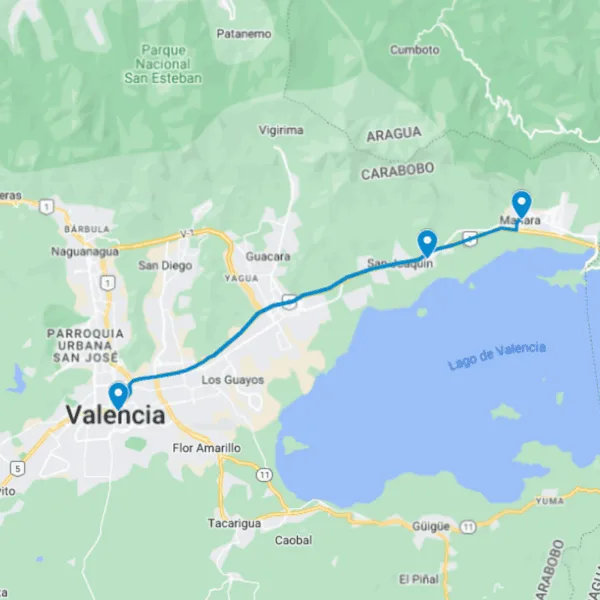 Mariara Ruta de Bus 6: Mariara-Valencia