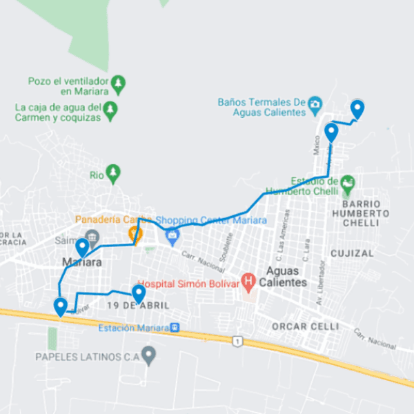 Mariara Ruta de Bus 7: 19 De Abril-Chaguaramo
