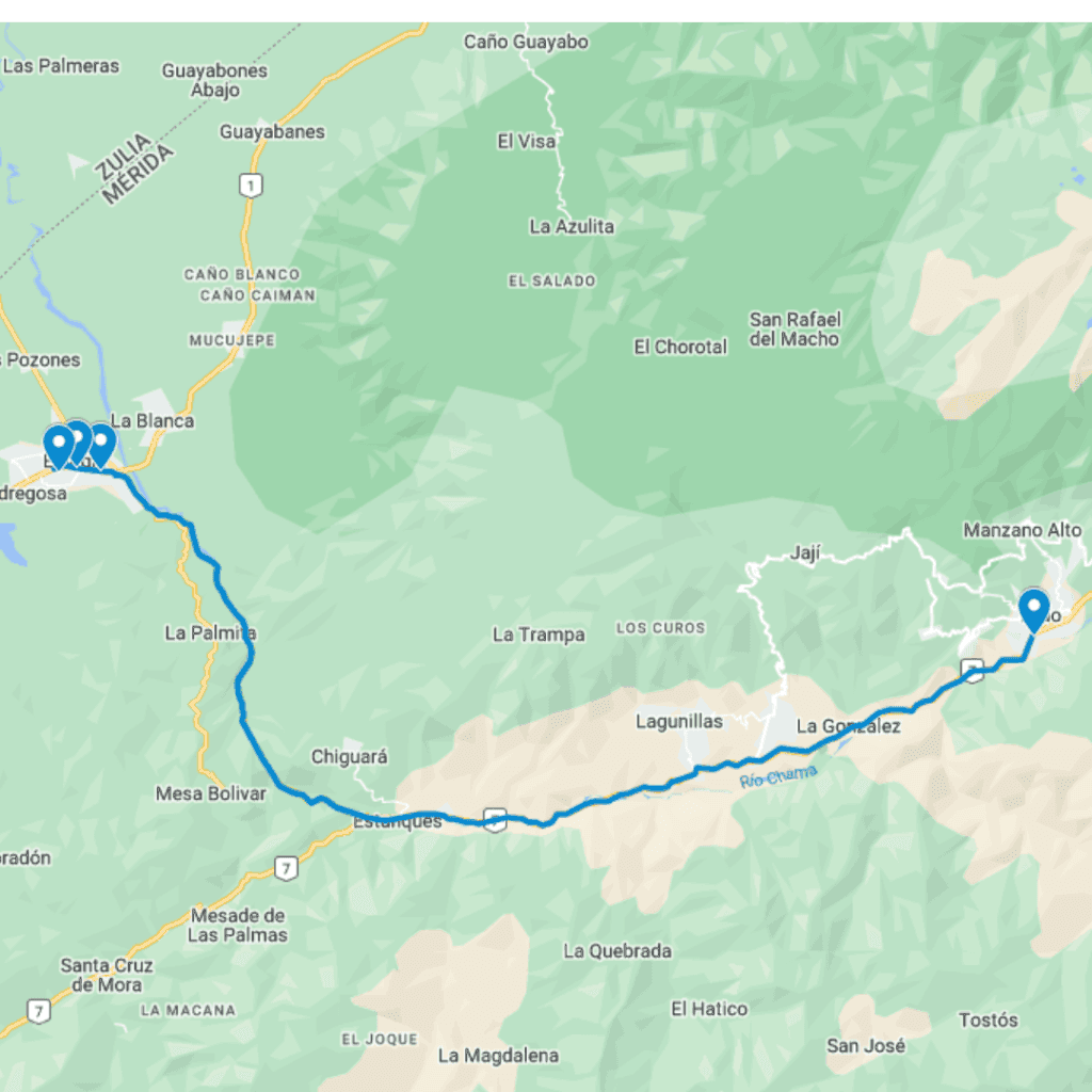 Mérida Ruta de Bus 7: Avenida Centenario- Terminal de Pasajero