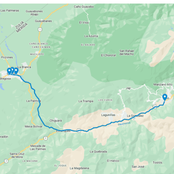 Mérida Ruta de Bus 7: Avenida Centenario- Terminal de Pasajero