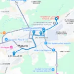 Monagas Ruta de Bus Maturín 4: Los Guaros-Las Cocuizas