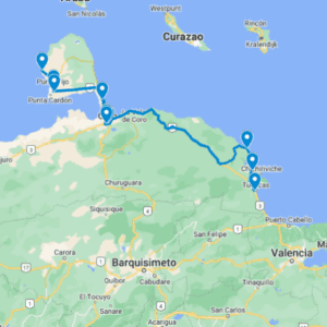 Tucacas - Coro Ruta de Bus A: Tucacas-Playa El Pico