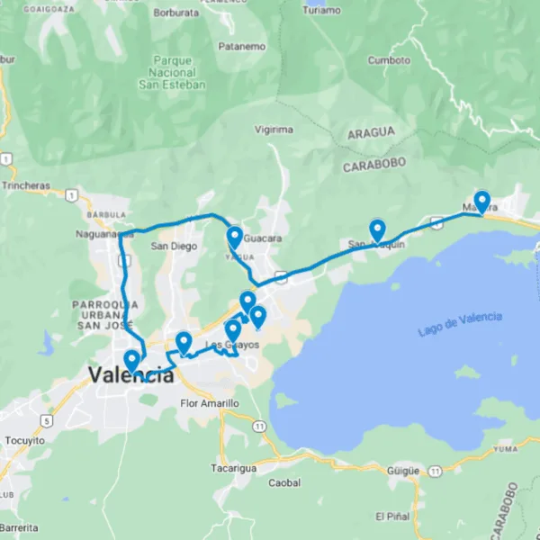 Yagua Ruta de Bus 3: Mariara-Zona Industrial