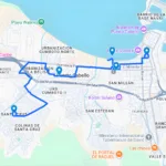 Valla publicitaria en Carabobo - Puerto Cabello Ruta de Bus 4: Terminal - Santa cruz