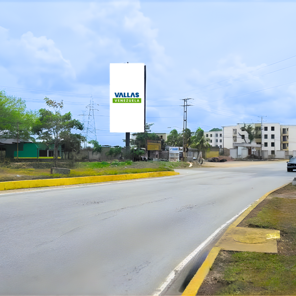 Valla publicitaria en Monagas - Av. Bella Vista, al lado de Pollos Nachos, salida hacia Puerto La Cruz, frente a la Urb. La Cruz, Maturín, Monagas, Valla Vertical de 6m x 12m