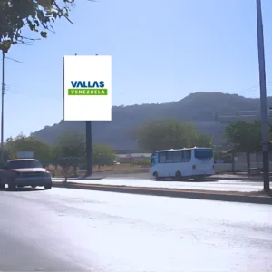 Valla publicitaria en Sucre - Salida a Cumaná, frente a la Urb. El Bosque, vía Carúpano, Valla Vertical de 6m x 9m