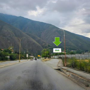 Valla publicitaria en Mérida - Av. Centenario, Ejido, entrada a la ciudad desde El Vigía, 30 m antes de Makro, Mérida, Valla Horizontal de 12.3m x 6.2m