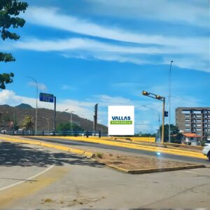 Valla publicitaria en Nueva Esparta - Redoma de Los Robles, Porlamar, Isla de Margarita, Valla Vertical de 13m x 14m