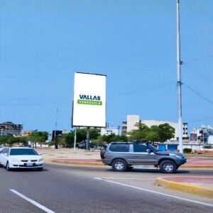Valla publicitaria en Anzoátegui - Av. Paseo Colón con calle Los Cocos y Prolongación Paseo Colón, lado derecho, sentido oeste-este, Puerto La Cruz, Anzoátegui, Valla Vertical de 6m x 12m