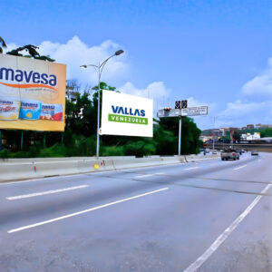 Valla publicitaria en Distrito Capital - Autopista Prados del Este, 3.ª unidad, terrenos del Hotel Tamanaco, sentido C.C.C.T. - Prados del Este, Baruta, Miranda, Valla Horizontal de 14.5m x 5m