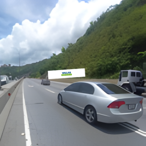 Valla publicitaria en Distrito Capital - Autopista Gran Mariscal de Ayacucho, vía Guarenas, rampa de Turumo, Miranda, Valla Horizontal de 50m x 3m