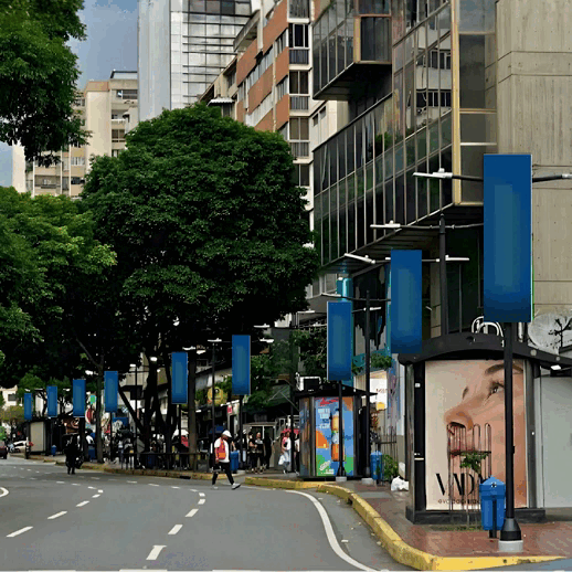 Valla publicitaria en Distrito Capital - Calle Elice, entre Av. Libertador y Av. Francisco de Miranda, Chacao, Galería de 9 Pantallas LED