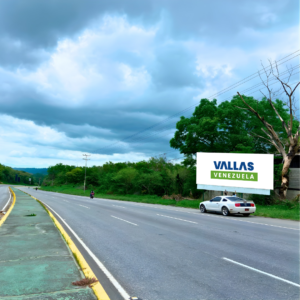 Valla publicitaria en Trujillo - Autopista Valera-Trujillo, Carretera Trasandina, Trujillo, Valla Horizontal de 8m x 4m